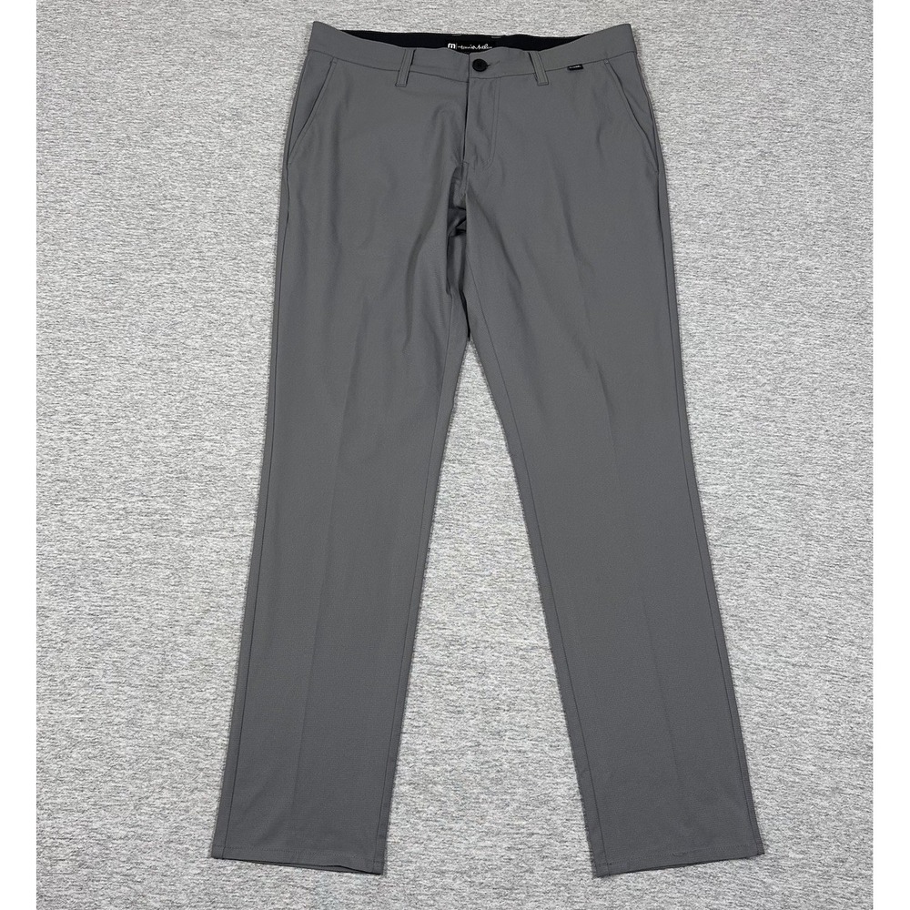 Travis Mathew Pants Mens Size 33x32 Gray Performance Stretch Golf City